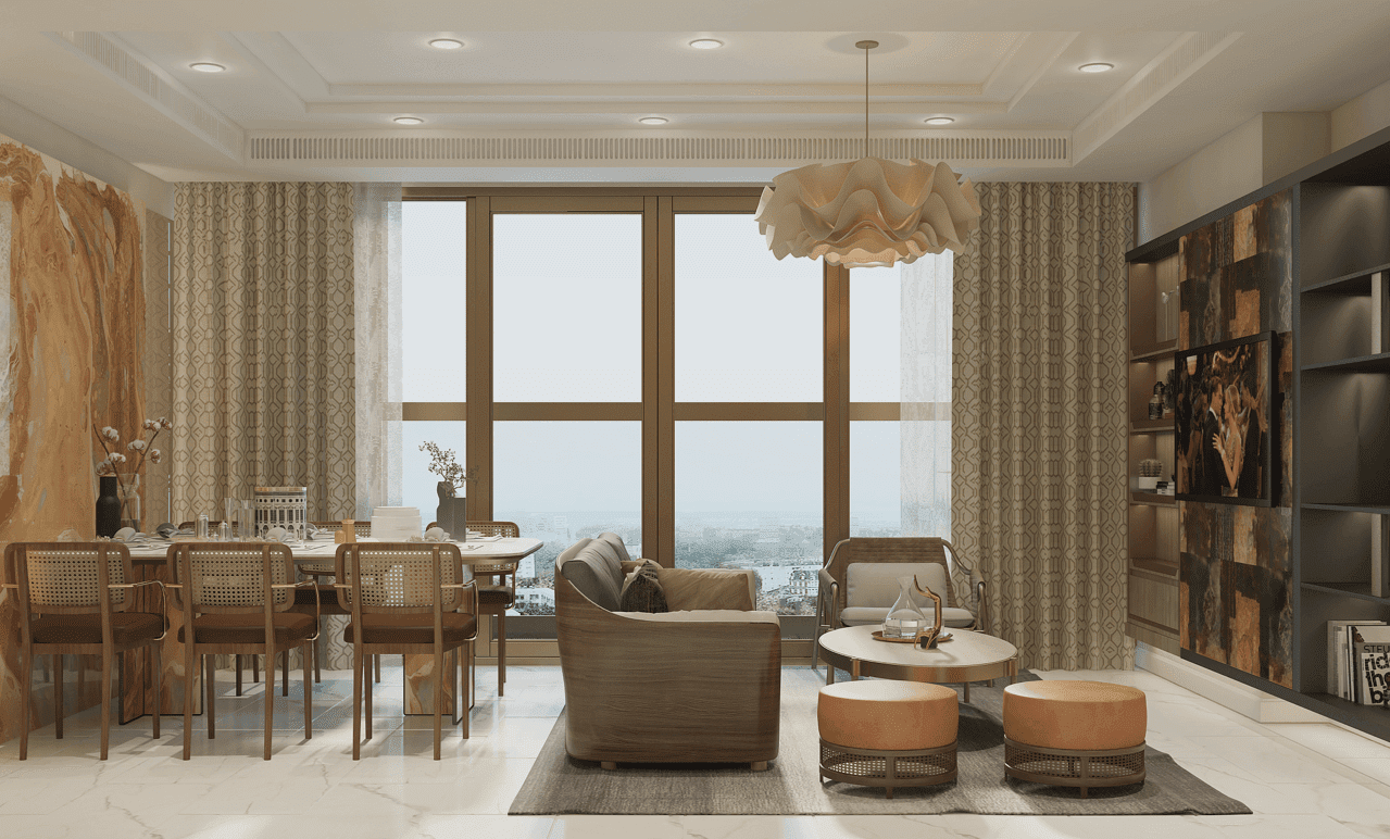 Nội thất bàn giao căn hộ chung cư Epic Tower 19 Duy Tân 1