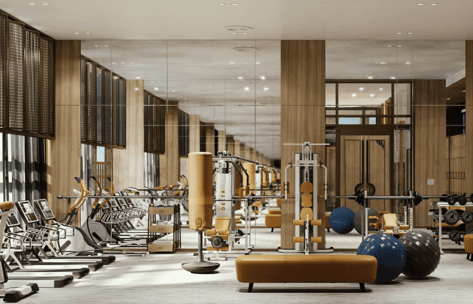 Phòng Gym 5 sao miễn phí cư dân Epic Tower 19 Duy Tân