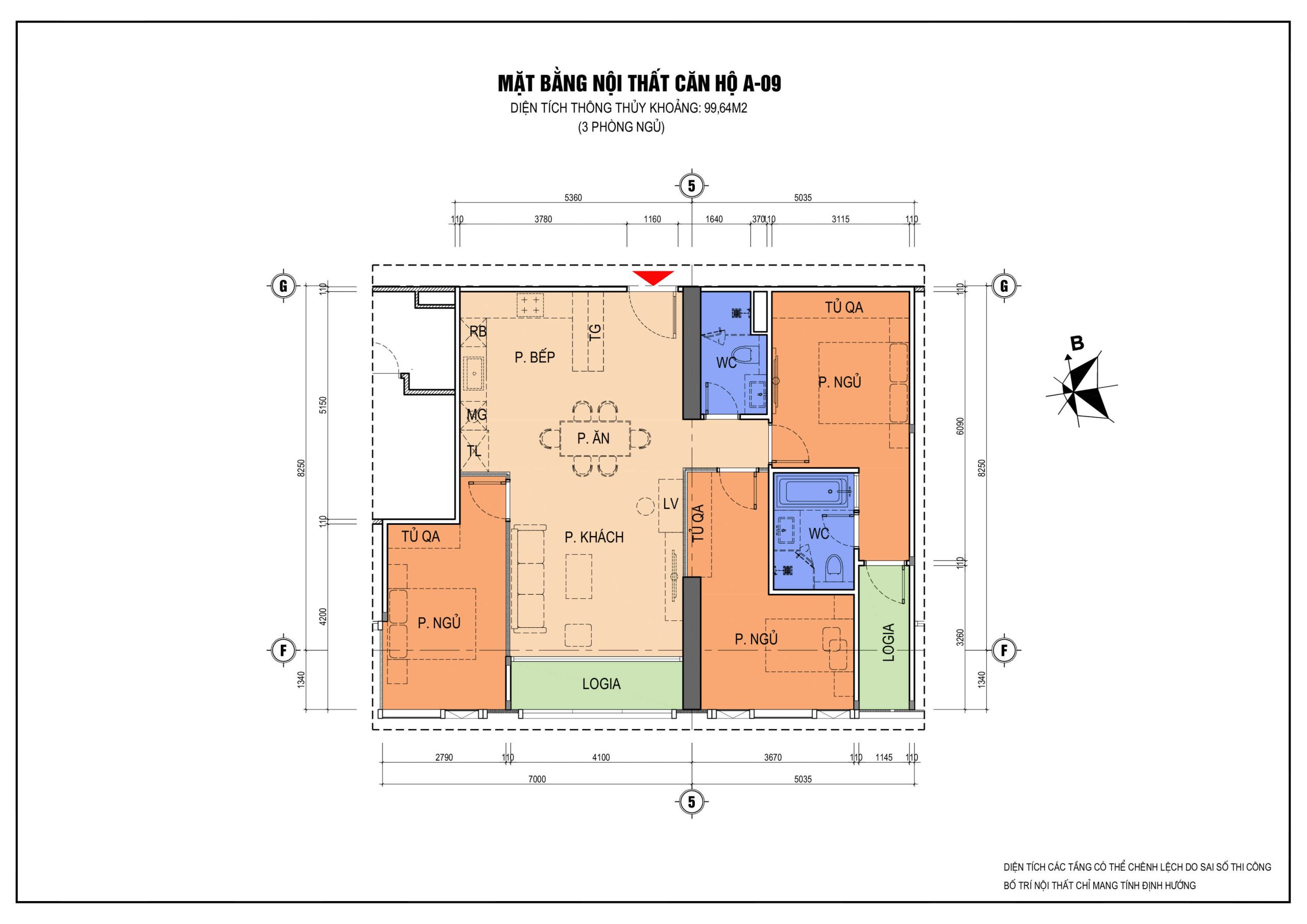 Căn số A-09 chung cư Epic Tower 19 Duy Tân
