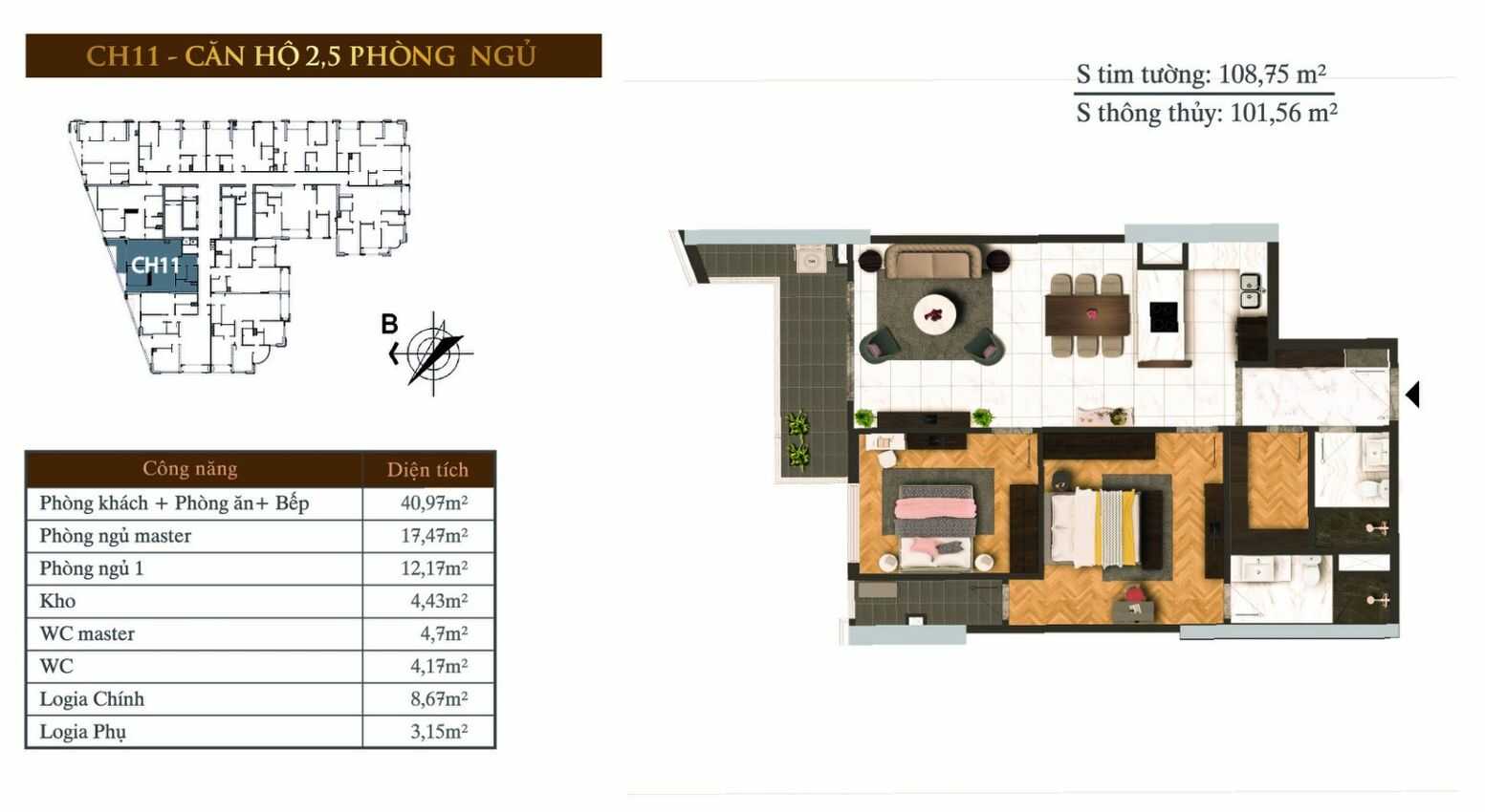 Căn hộ 11 chung cư Hateco Laroma 