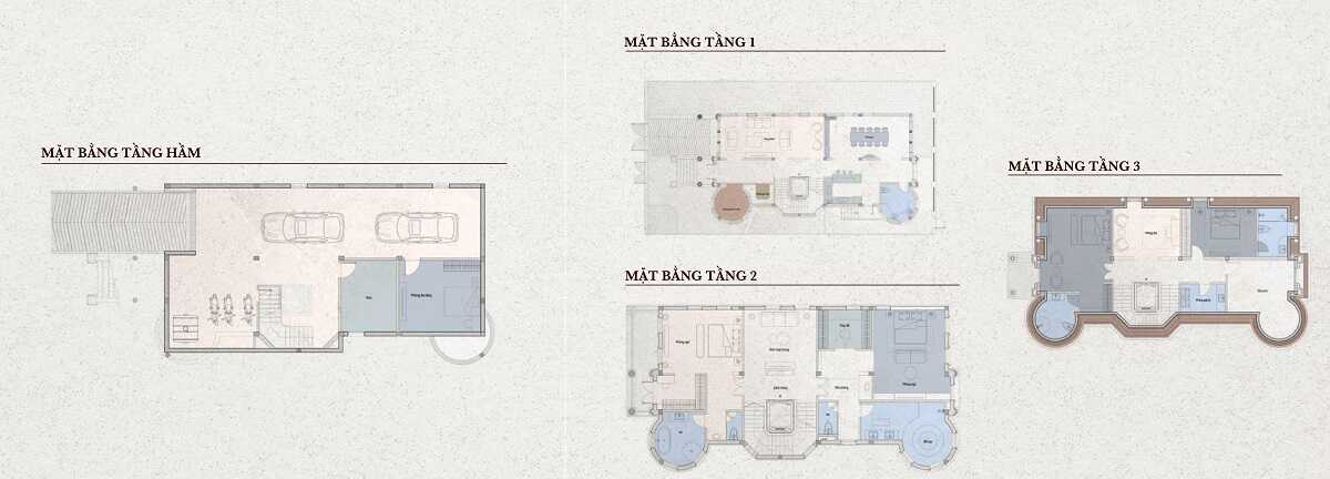 Thiết kế biệt thự đơn lập the Melody Village BT5 Ciputra