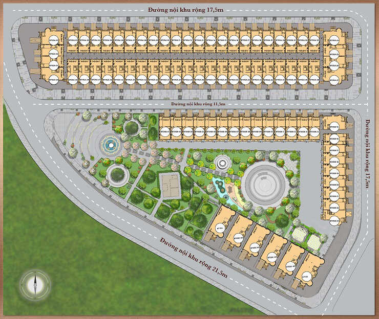 Mặt bằng biệt thự The Mellody Village - BT5 Ciputra