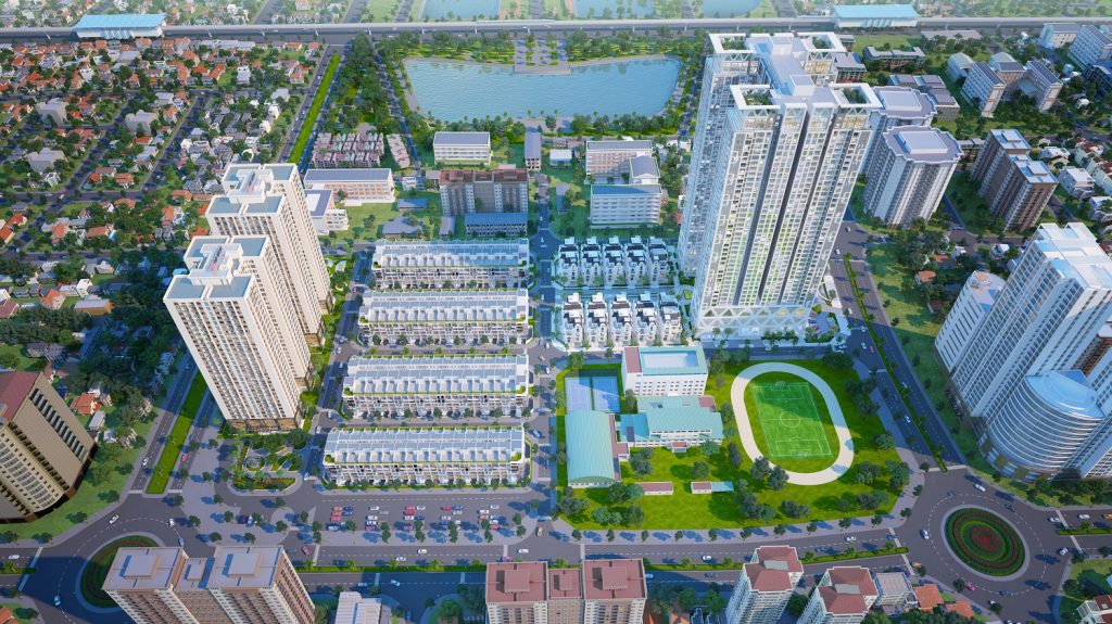 Mặt bằng biệt thự The Zei