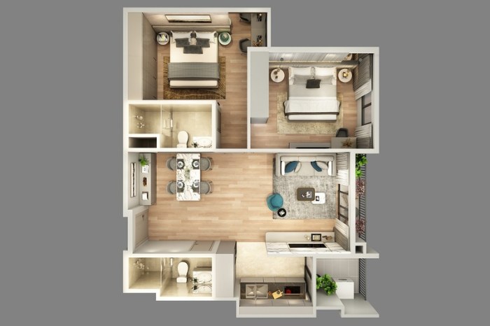 Thiết kế căn A01 và B01 Chung cư Moonlight 1 AN Lạc Green Symphony