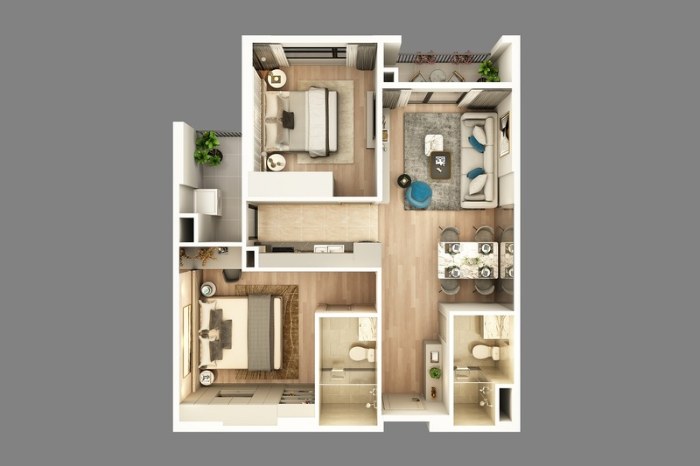 Thiết kế căn A12A và B12A Chung cư Moonlight 1 AN Lạc Green Symphony
