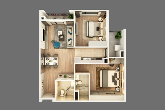 Thiết kế căn A12 và B12 Chung cư Moonlight 1 AN Lạc Green Symphony